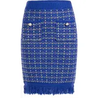 Faina Rok donkerblauw / offwhite