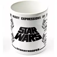 Star Wars Uitdrukkingen van een Stormtrooper mok (Wit/zwart)