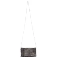 Faina Clutch zwart / zilver