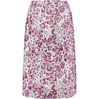 Faina Rok met luipaardprint Dames Lila veelkleurig