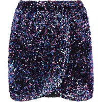 Faina Rok blauw / pink