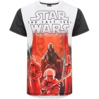 Heren The Last Jedi Eerste Orde T-shirt (Wit)