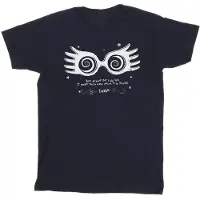 Harry Potter Meisjes Luna Anders Zijn Katoenen T-Shirt (Marineblauw)