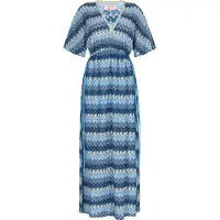 IZIA Zomerjurk blauw / marine / grijs