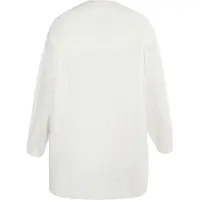Usha Gebreid vest wit