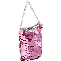 FELIPA Handtas lichtroze / zilver