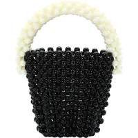 FELIPA Handtas zwart / wolwit