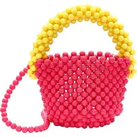 FELIPA Handtas geel / pink
