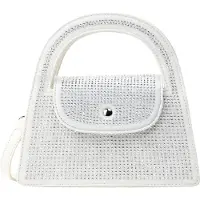 Faina Handtas zilver / wit