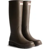 Hunter Downpour Hoge Rubberlaarzen voor Heren in Chocoladebruin