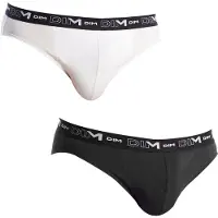 Dim 2er-Pack Herren-Slips Cotton Streech