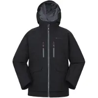 Mountain Warehouse Kinder Blizzard Extreme Waterdichte Ski Jacket (Zwart)