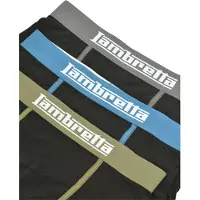 Lambretta Heren Classic Boxershorts (Set van 3) (Zwart)