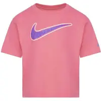 Nike Meisjes Swoosh Varsity T-shirt (Roze)