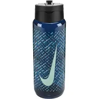 Nike Renew Opnieuw opladen 680ml Rietjesfles (Transparant Blauw)