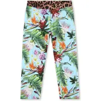 Philipp Plein Leggings lichtblauw / groen / lichtlila / donkeroranje