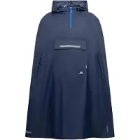 Trespass - Unisex Qikpac Waterdichte Opbergbare Poncho met Capuchon (Marine)