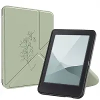 IMoshion Design Vouwbare Bookcase voor de Kobo Clara Colour / BW - Floral Green