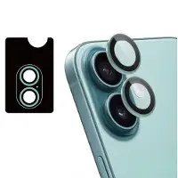 IMoshion Camera Protector Glas 2-pack voor de Apple iPhone 16 / 16 Plus - Teal