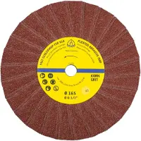 Klingspor 5831 FSR 618 Schuurmopper, 165 x 14 mm korrel 80 1 rij 2 lamellen per pakket Diameter 165 mm 10 stuk(s)