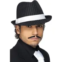 Smiffys Dressing Up & Costumes | Costumes - 20s Razzel And Gang - Deluxe Trilby Hat