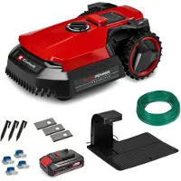 Einhell Accu Robotmaaier FREELEXO 500 - Power X-Change - 18 V/Li-ion - Aanbevolen gazonoppervlakte: tot 500 m² - Maaibreedte 18 cm - Diefstalbeveiliging - Incl. 1x 2.5 Ah Accu