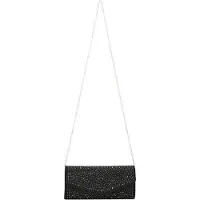 Faina Clutch zwart / zilver