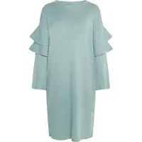 Usha WHITE LABEL Gebreide jurk lichtblauw