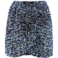 Faina Rok blauw / zwart