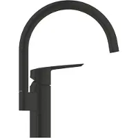 GROHE QuickFix Start eengreeps keukenmengkraan - hoge C-vormige uitloop - Matte Black