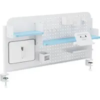 En.casa Bureau organizer Sauda wit en blauw []