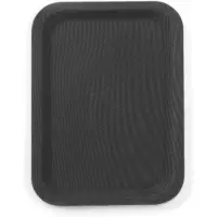 Hendi Antislip rechthoekig dienblad 20x28 cm - zwart