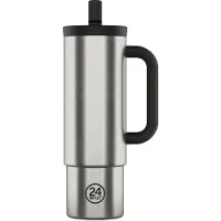 24Bottles - Straw Cup - Brushed Steel - 800 ml