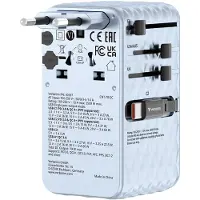 Verbatim Universele reisstekker met USB | | Charge 'n' Travel | Wereld