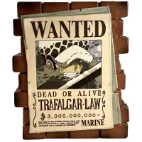 Plastoy One Piece Coin Bank Law Wanted Banks