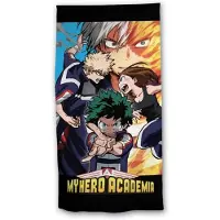 Aymax Strandlaken My Hero Academia 70x140 cm 100% Polyester | Deku Bakugo Todoroki Uraraka | Officiële Licentie