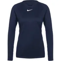 Nike Dri-FIT Park Ondershirt Lange Mouwen Dames Donkerblauw Wit