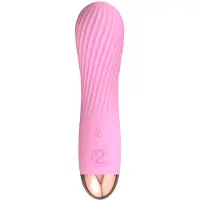 Cuties Mini - oplaadbare waterdichte spiraal vibrator - roze