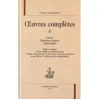 Honore Champion Oeuvres complètes - Savinien de Cyrano de Bergerac