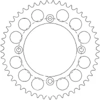 Esjot 13044 420 Achtertandwiel
