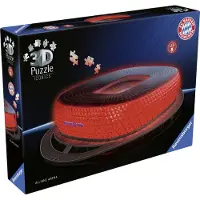 Ravensburger 12008033 - 3D Puzzle Iconics Allianz Arena mit LED 12008033 1 St. Aantal puzzelstukjes: 216
