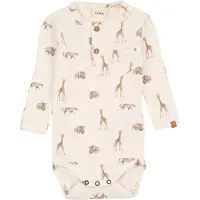 Lil´ Atelier Rompertje/body 'NBMGAYO' beige / cappuccino / wit