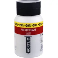 Royal Talens Amsterdam acrylverf - 600 ml - titaanwit 105