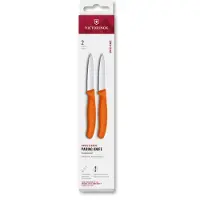 Victorinox Schilmes 2st oranje spits 8cm oranje RVS Schilmes