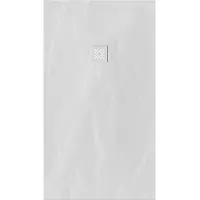 Brauer Asteroid Douchebak Mineraalmarmer - 160x90cm - Mat Wit - Mineraalmarmer - Douche, Douchebakken - 8720359378071