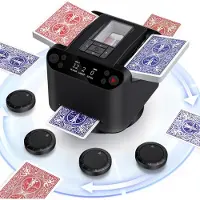 HOT Games Automatische Kaartdeler en Schudmachine Poker Max 6 (12 spelers) - Zwart