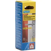 Rapid Hollewandpluggen | Ø11x80 | Voor 32-45 mm plaatdikte | 40kg draagkracht | 10 stuks in een doos - 5001552
