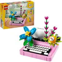 LEGO CREATOR 31169 Schrijfmachine met bloemen