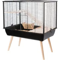 Zolux knaagdierkooi neo muki zwart - 78x48x87,5 cm