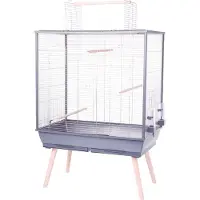 Zolux vogelkooi neolife grijs 81x48x130 cm